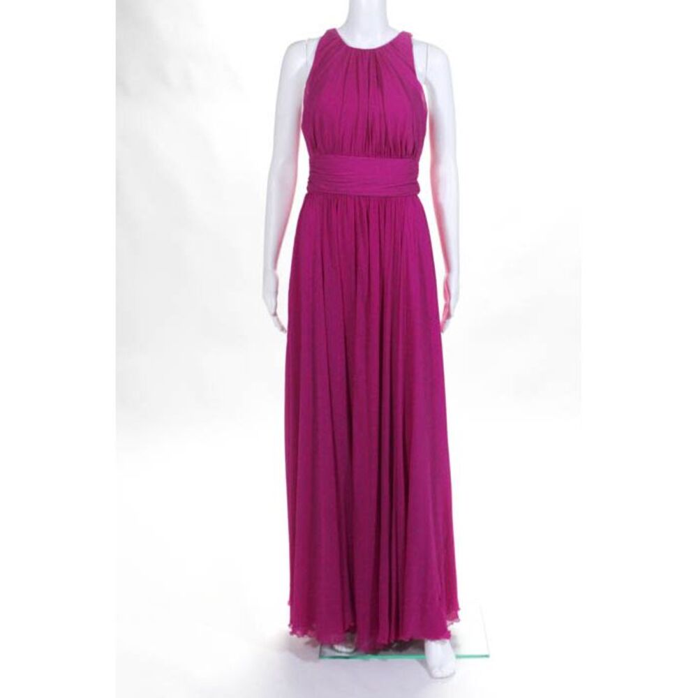 Badgley Mischka Pink Corondum Tourmaline Gown MSRP $850 Size 4 10451715